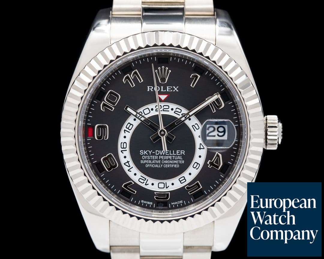 Image of Rolex Sky Dweller 18K White Gold Black Dial / Bracelet