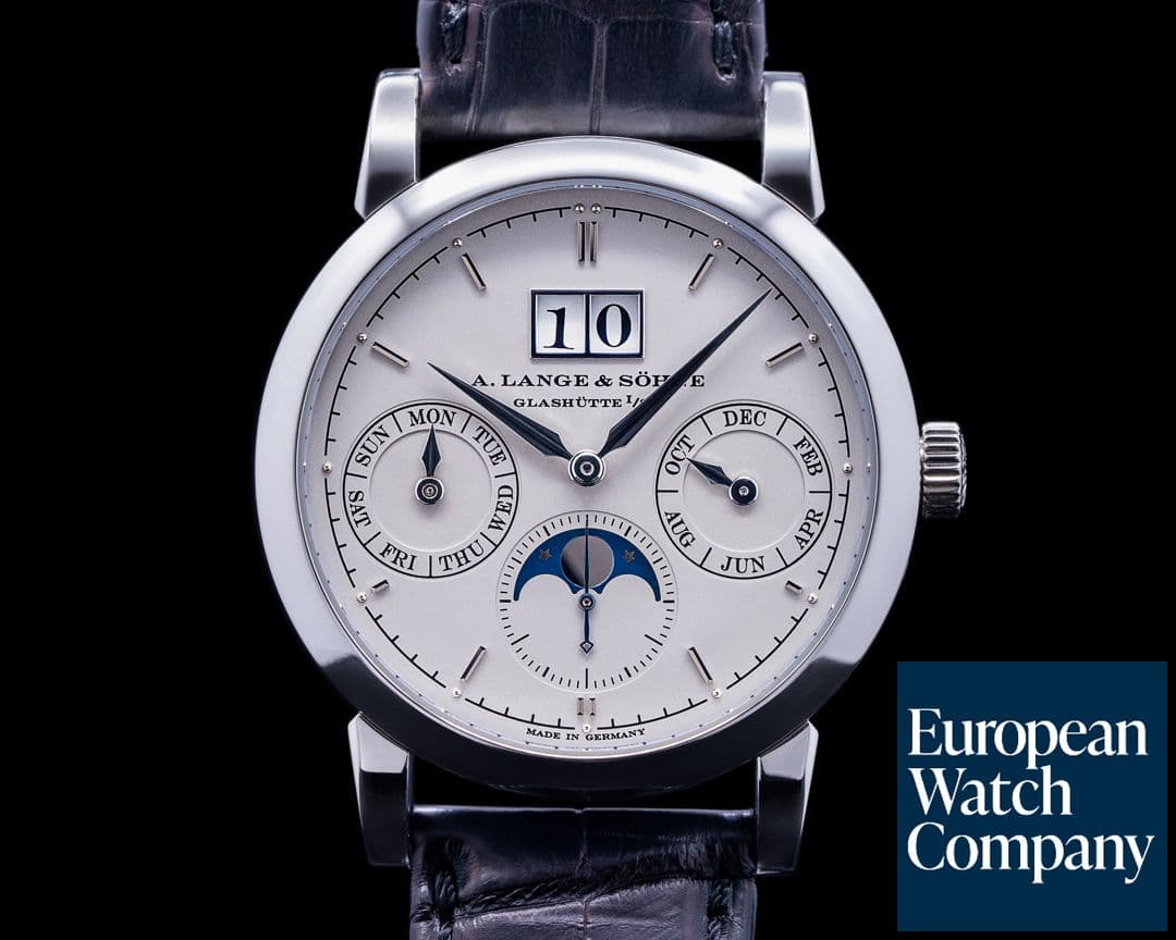 Image of A. Lange and Sohne Saxonia 330.025 Annual Calendar Platinum
