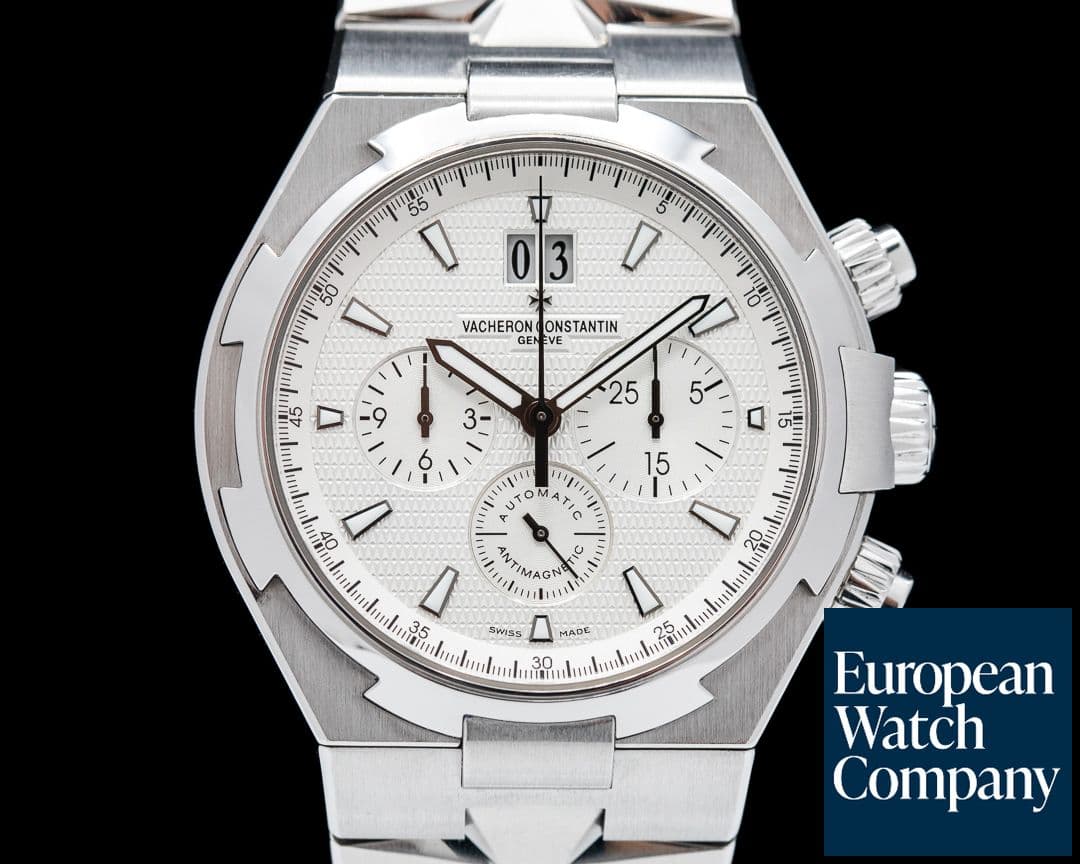 Image of Vacheron Constantin Overseas Chronograph White Dial SS
