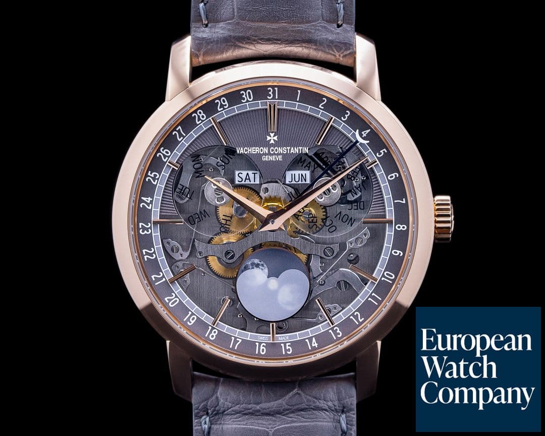 Image of Vacheron Constantin Traditionnelle Complete Calendar Openface 18K Rose Gold