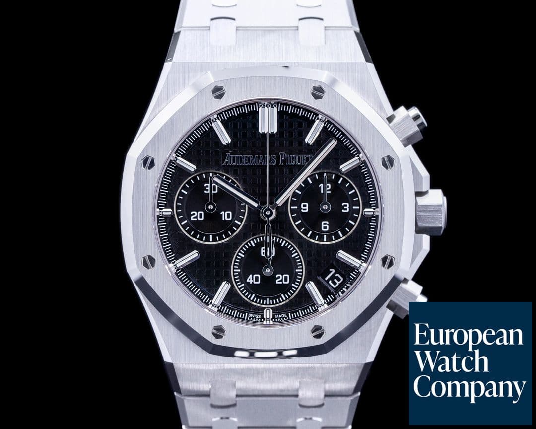 Image of Audemars Piguet Royal Oak Chronograph "50th Anniversary" Black Dial SS 41MM