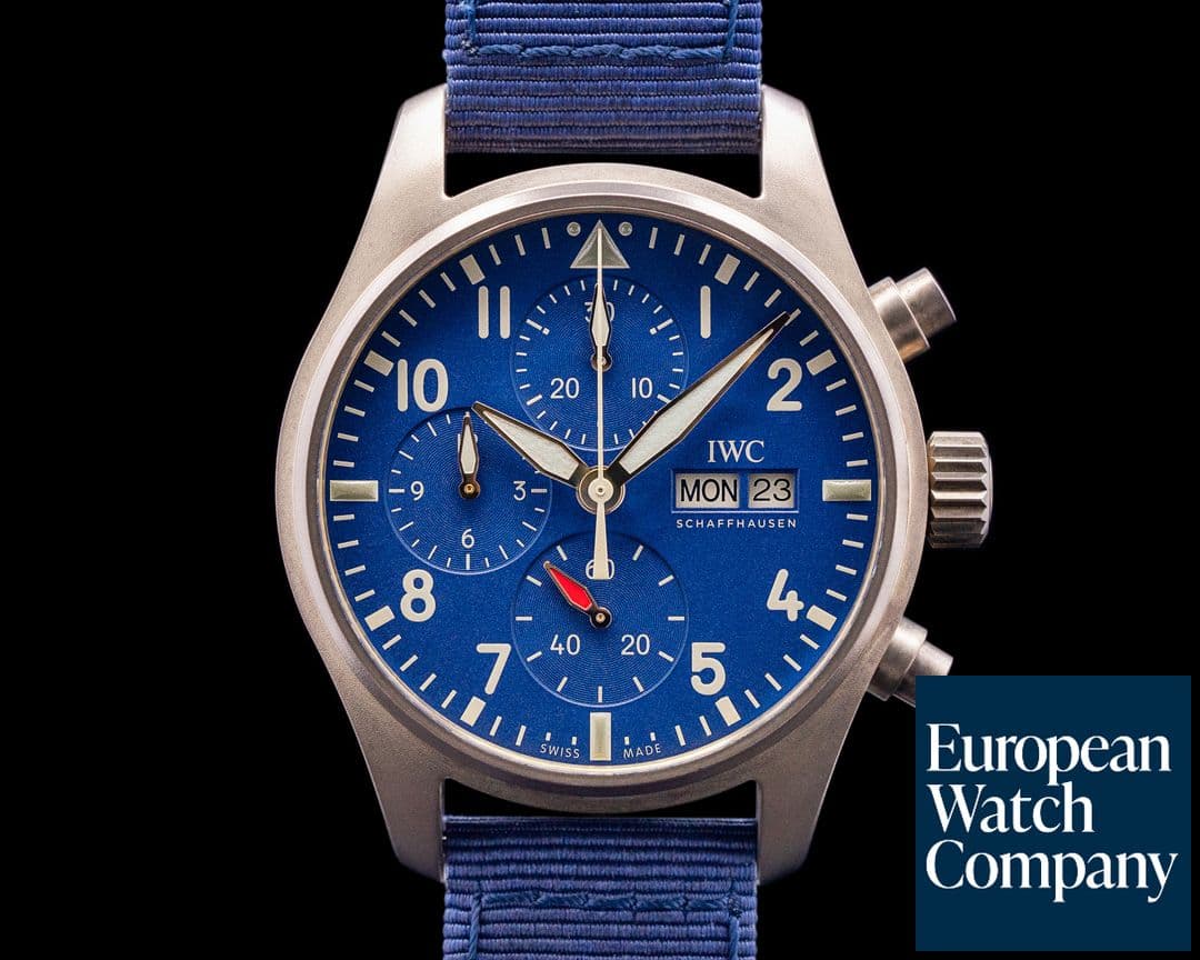 Image of IWC Pilots Watch Chronograph 41mm Bronze Blue Dial 2022