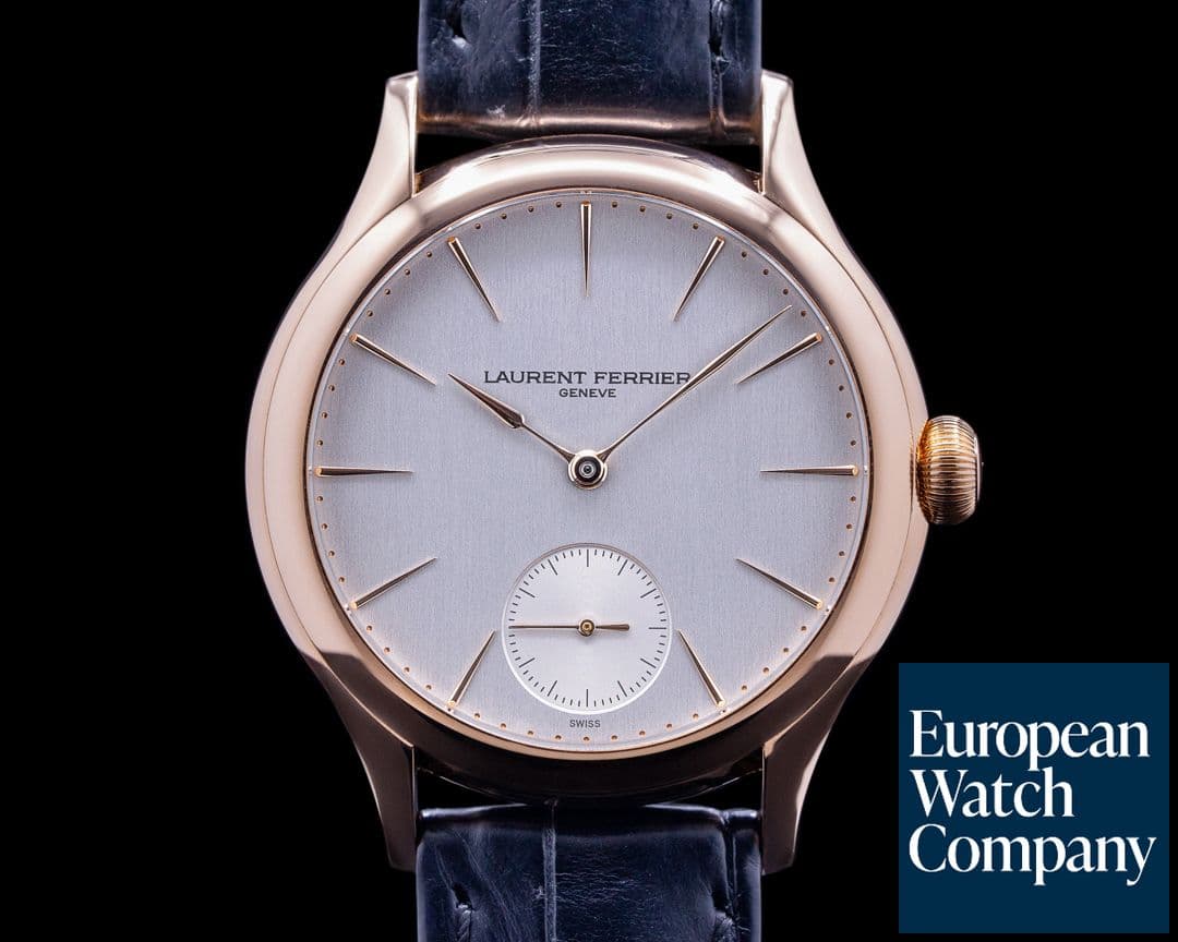 Image of Laurent Ferrier Galet Micro Rotor 18k Red Gold Silver Dial