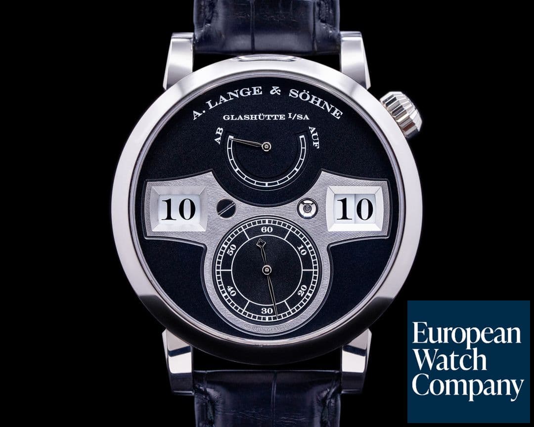 Image of A. Lange & Söhne Zeitwerk 140.029 18K White Gold + DEPLOYANT BUCKLE