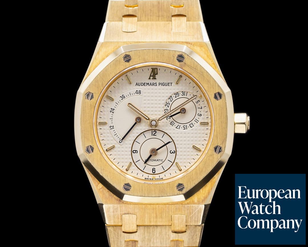 Image of Audemars Piguet Royal Oak Dual Time 18K Yellow Gold White Dial 36MM