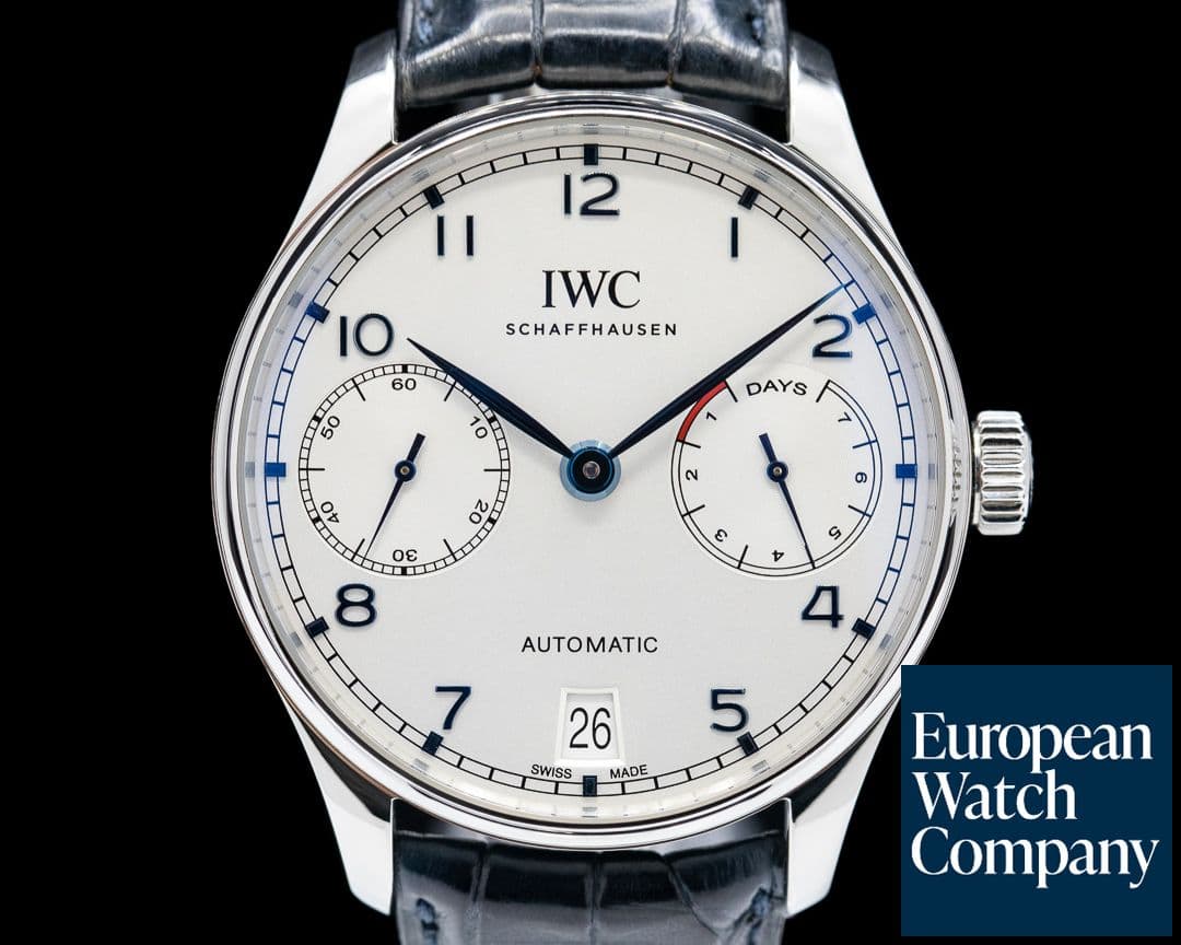 Image of IWC Portugieser 7 Day Automatic SS Silver Dial