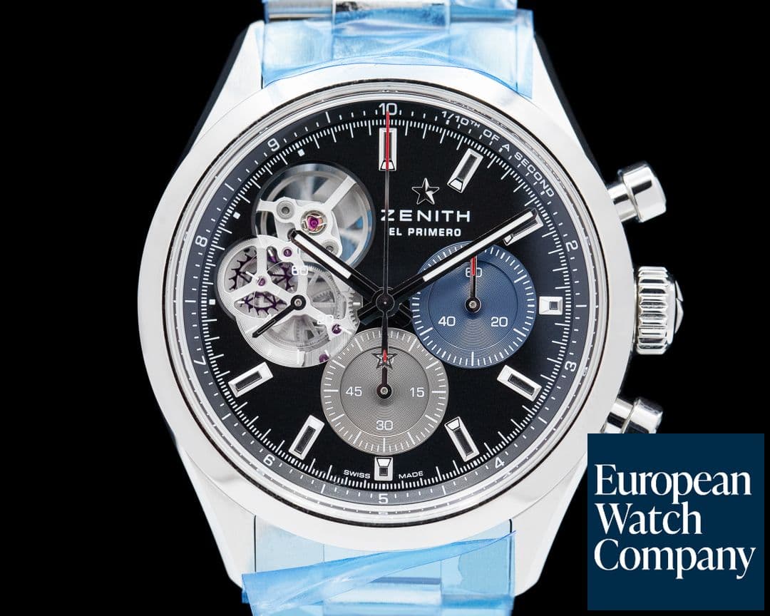 Image of Zenith El Primero Chronomaster Open Face SS UNWORN