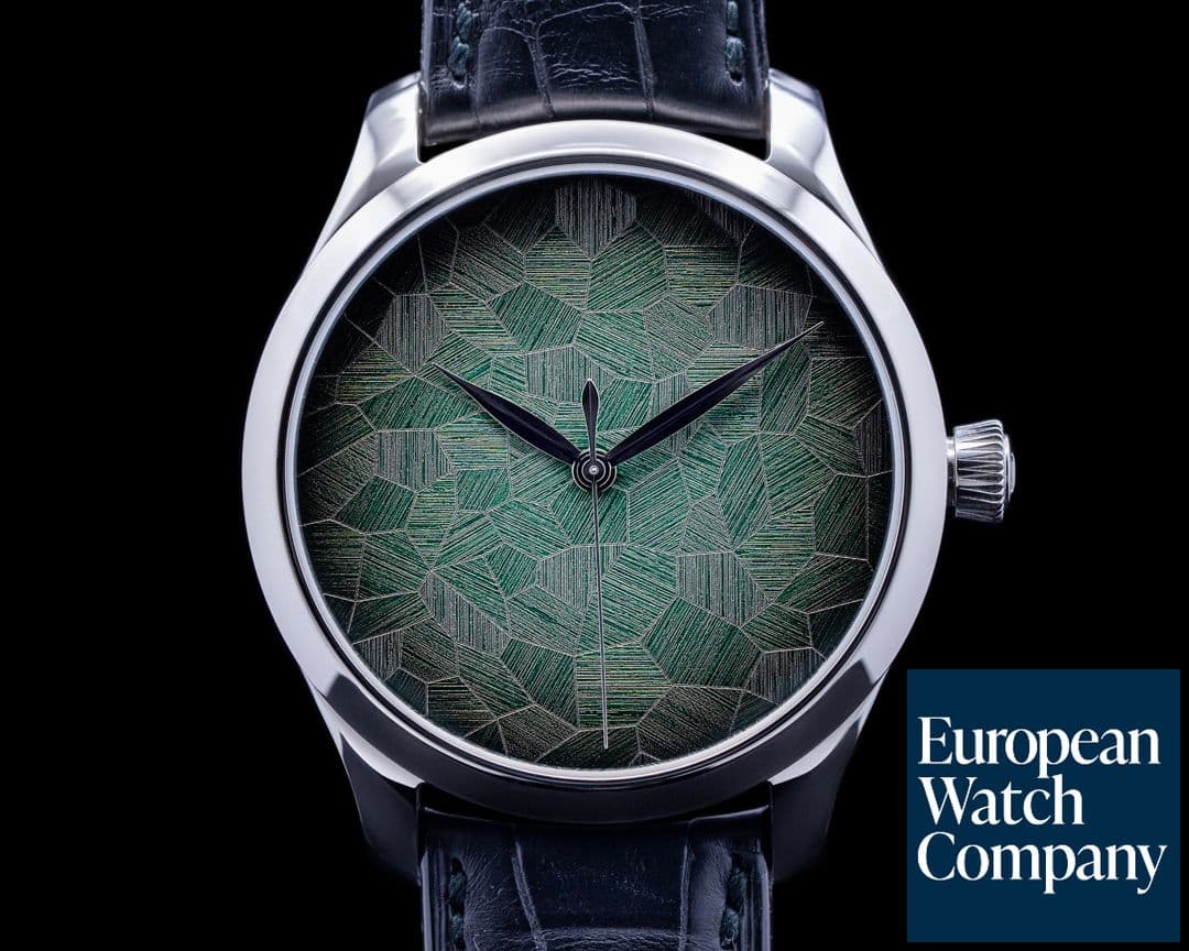 Image of H. Moser and Cie. Endeavour Centre Seconds Concept Green "Mosaic" Dial LIMITED