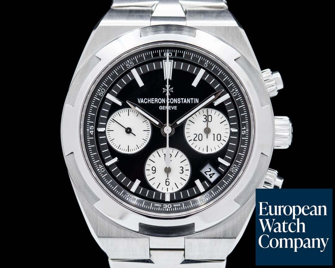 Image of Vacheron Constantin Overseas 5500V/110A Chronograph Black Panda Dial SS / SS