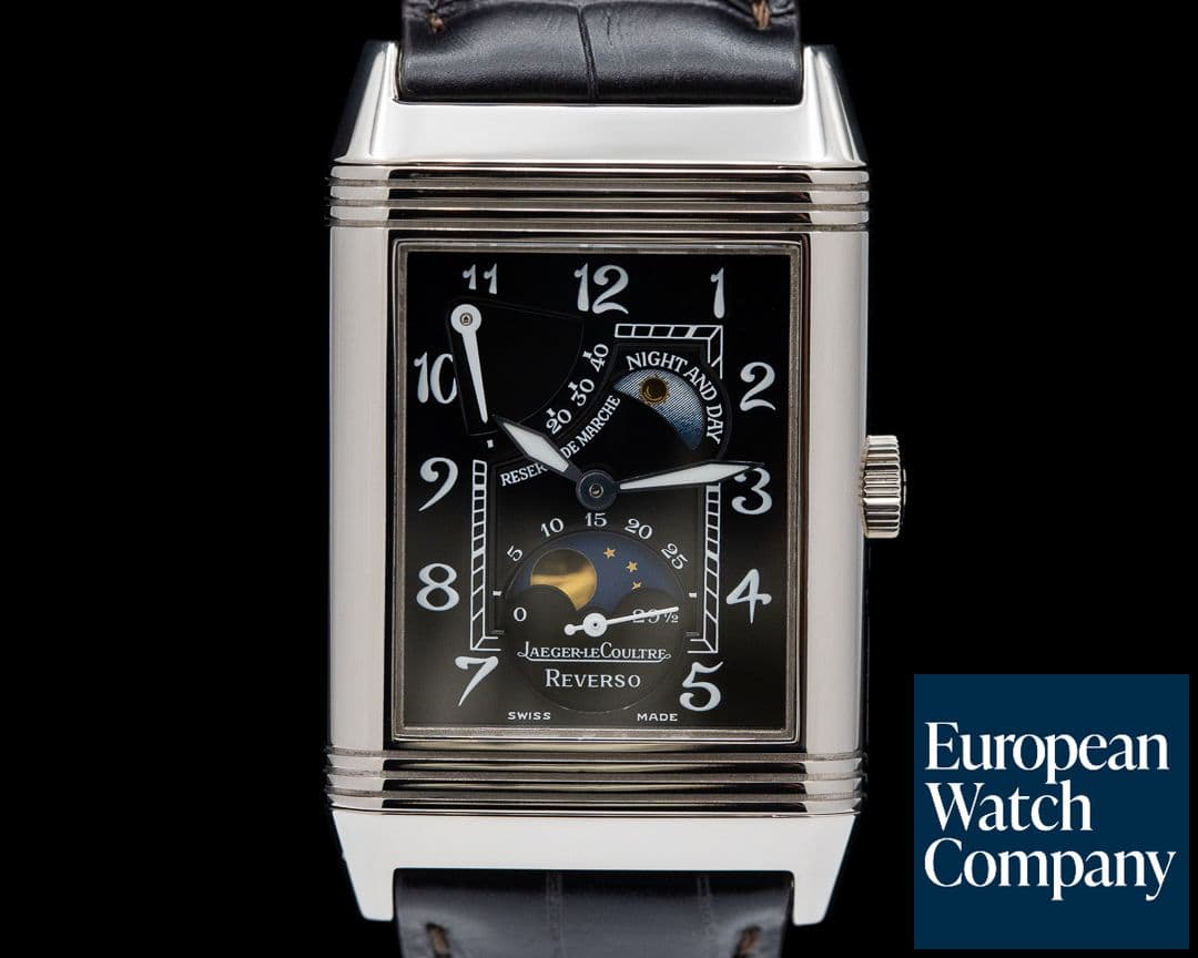 Image of Jaeger LeCoultre Reverso Sun Moon 18k White Gold
