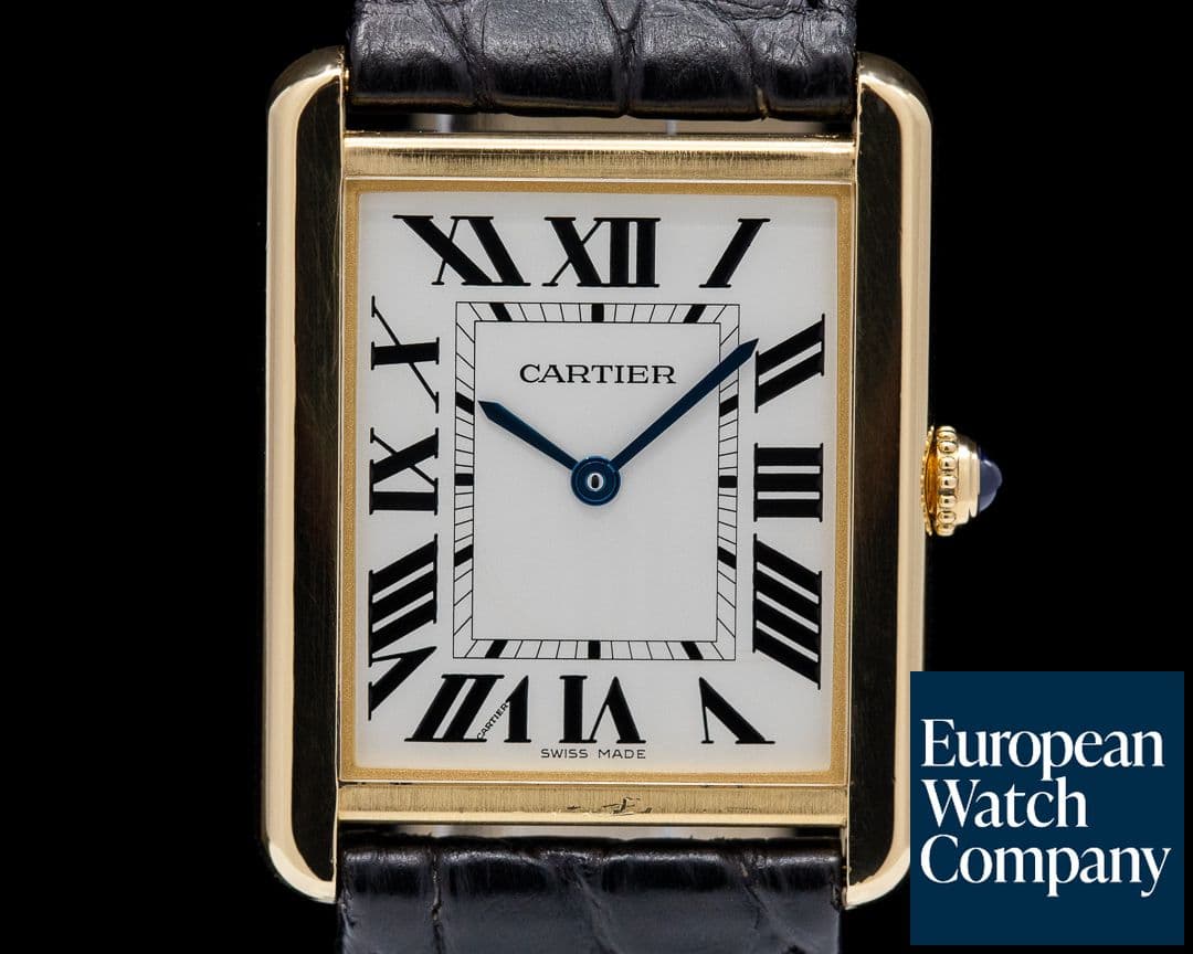 Image of Cartier Tank Solo Large 18K Yellow Gold Quartz