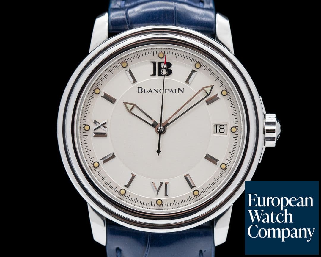 Image of Blancpain Leman SS White Dial