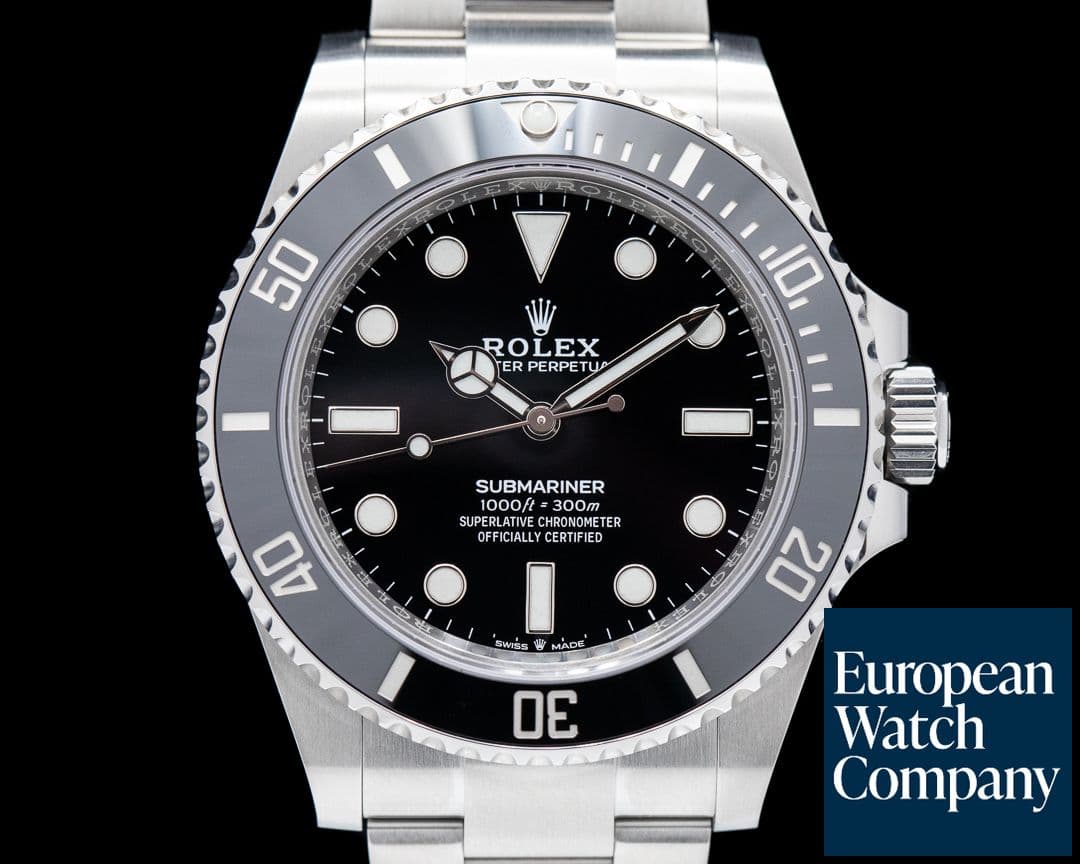 Image of Rolex Submariner 124060 No Date Ceramic Bezel 41MM 2022 Unworn 