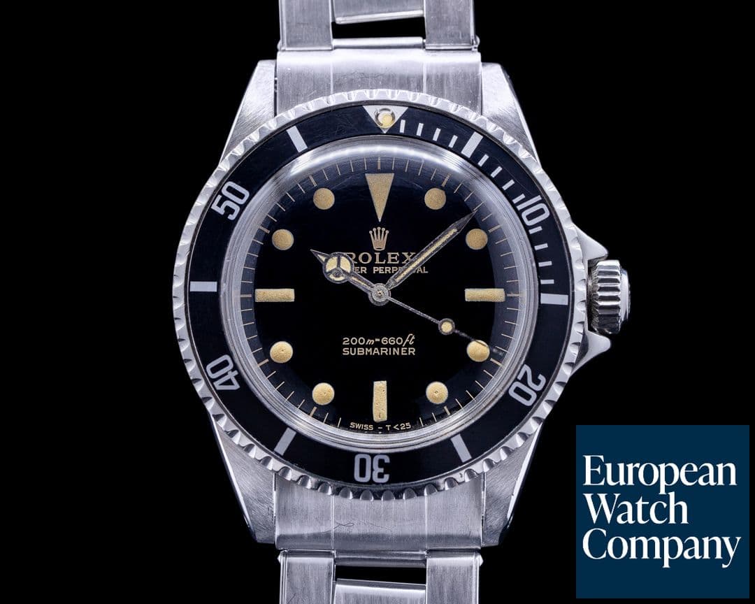 Image of Rolex Gilt 5513 Submariner Meters First AMAZING DIAL Circa 1964