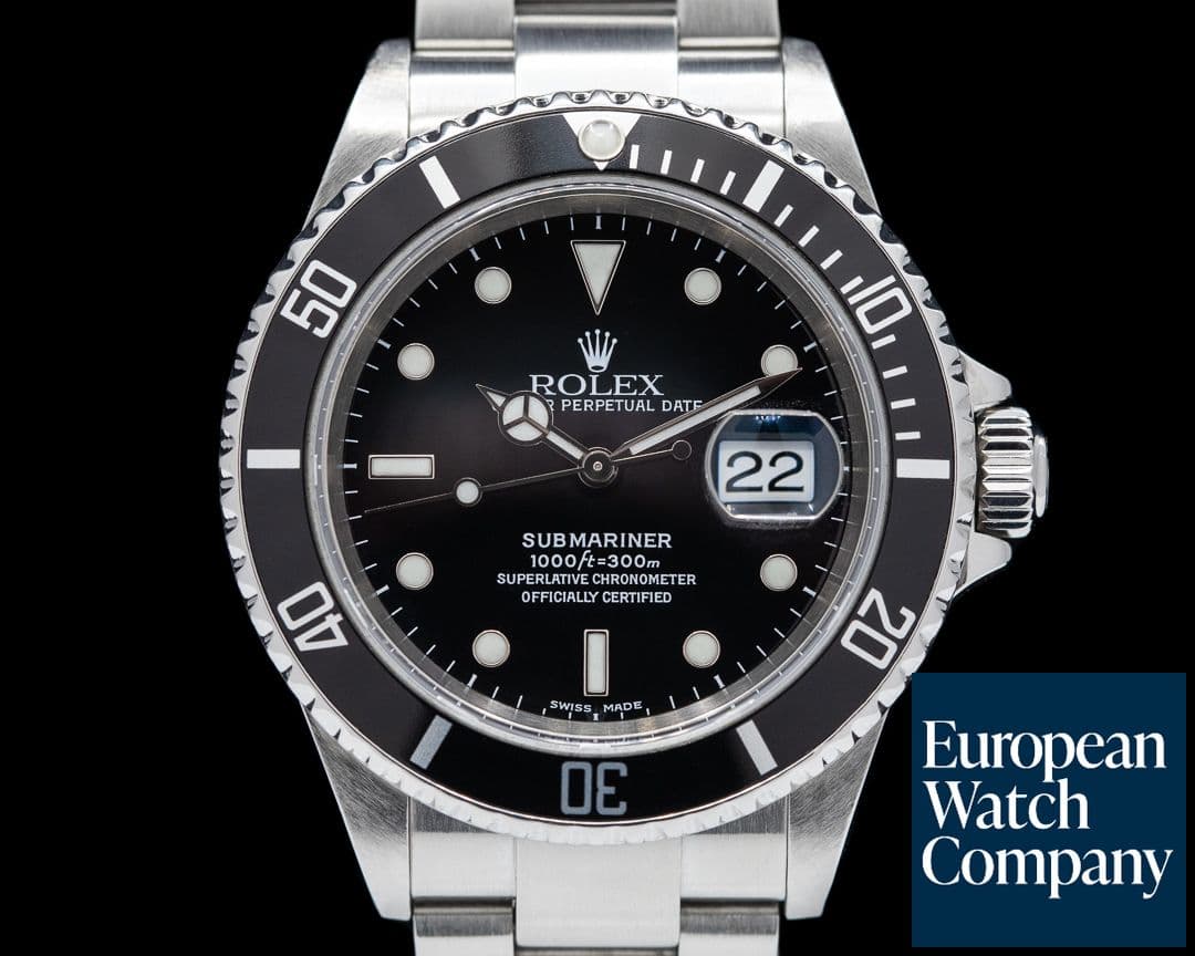 Image of Rolex Submariner 16610 Date SS 