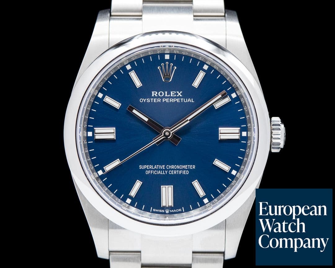 Image of Rolex Oyster Perpetual 126000 36MM SS Blue Dial Unworn 2021