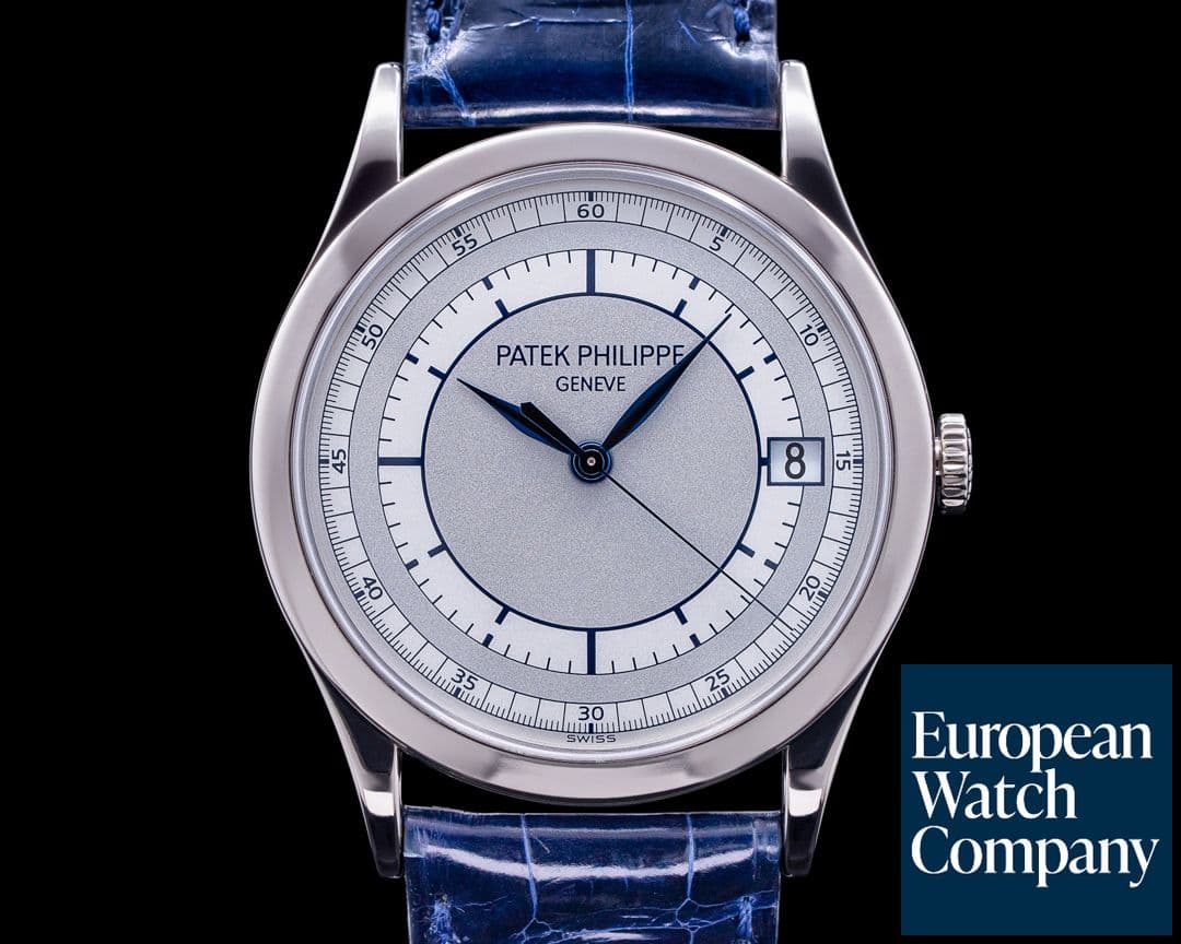 Image of Patek Philippe Calatrava 18K White Gold Sector Dial