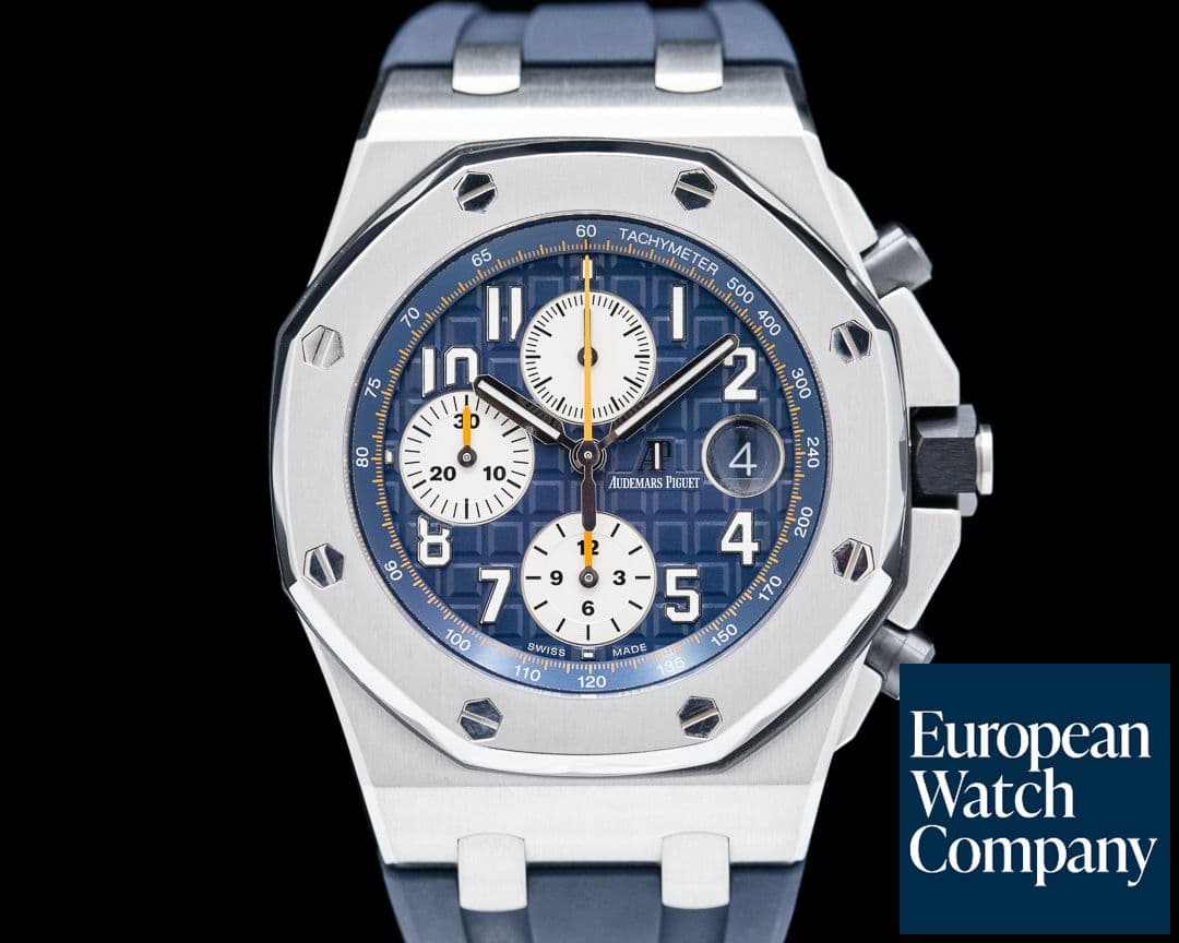 Image of Audemars Piguet Royal Oak Offshore Blue Dial SS / Rubber