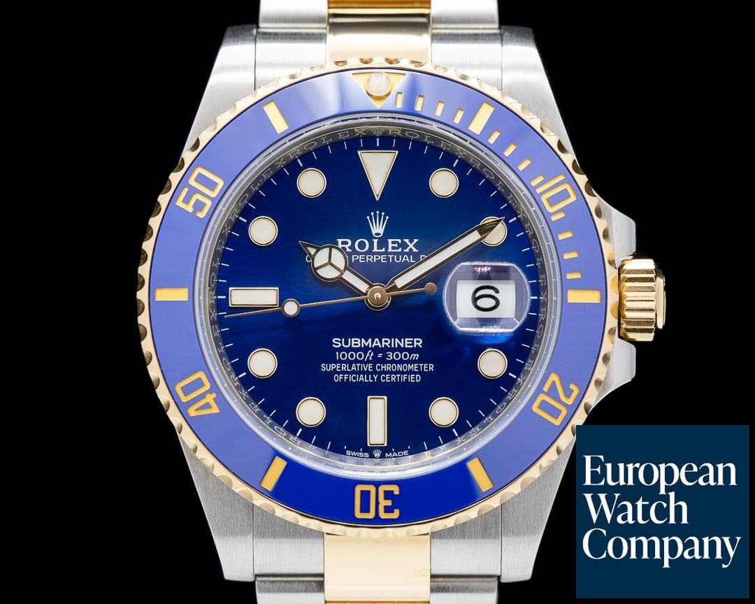 Image of Rolex Submariner 41MM 126613LB Ceramic Blue Dial 18K / SS Like New 2021
