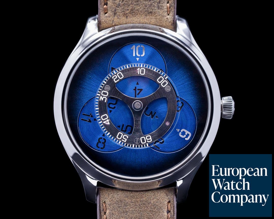 Image of H. Moser and Cie. Endeavour Flying Hours Stainless Steel LE Of 60