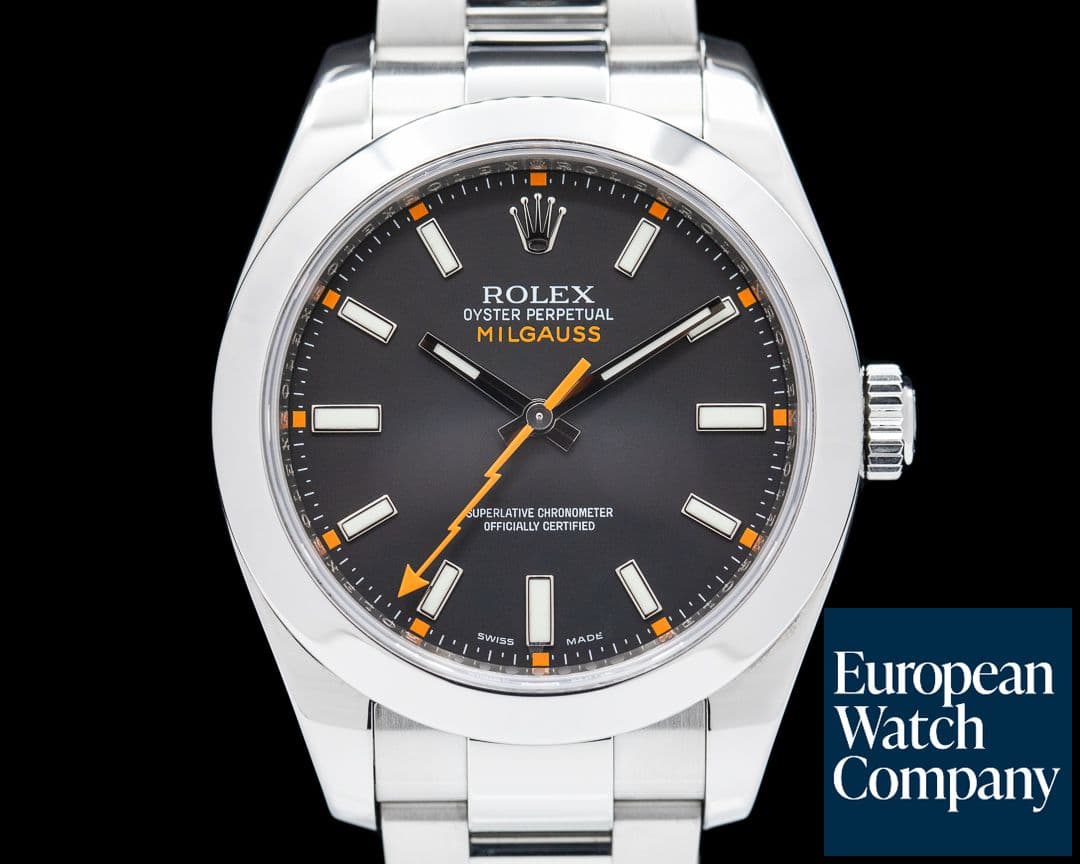 Image of Rolex Milgauss SS Black Dial
