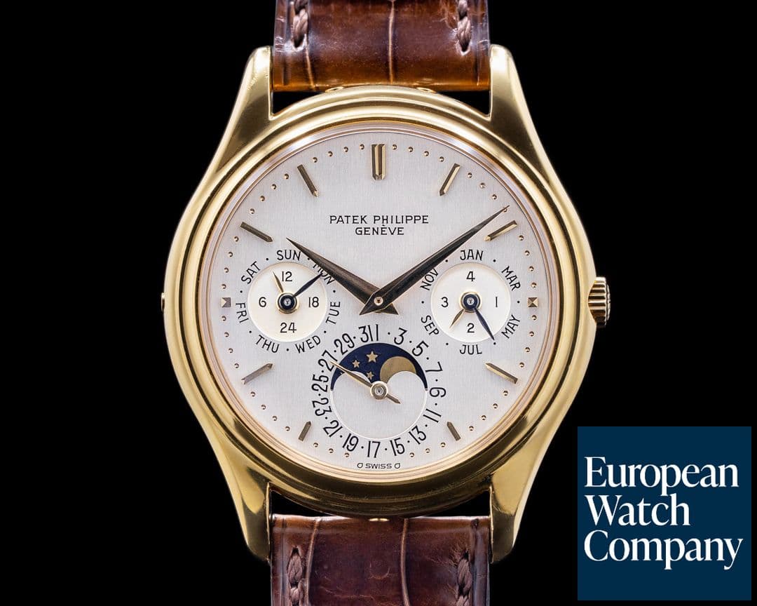 Image of Patek Philippe Perpetual Calendar 3940 1st Series 18k Yellow Gold FULL SET 