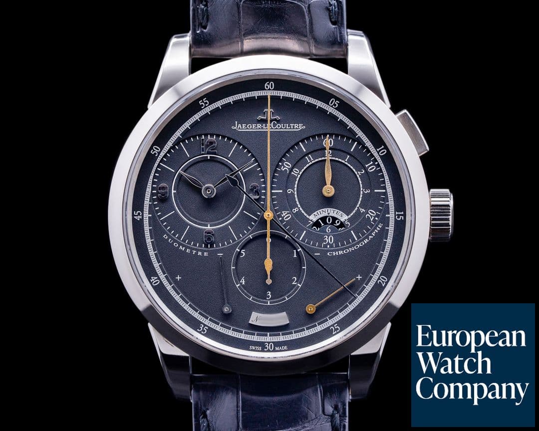 Image of Jaeger LeCoultre Duometre a Quantieme Chronograph Limited Edition White Gold
