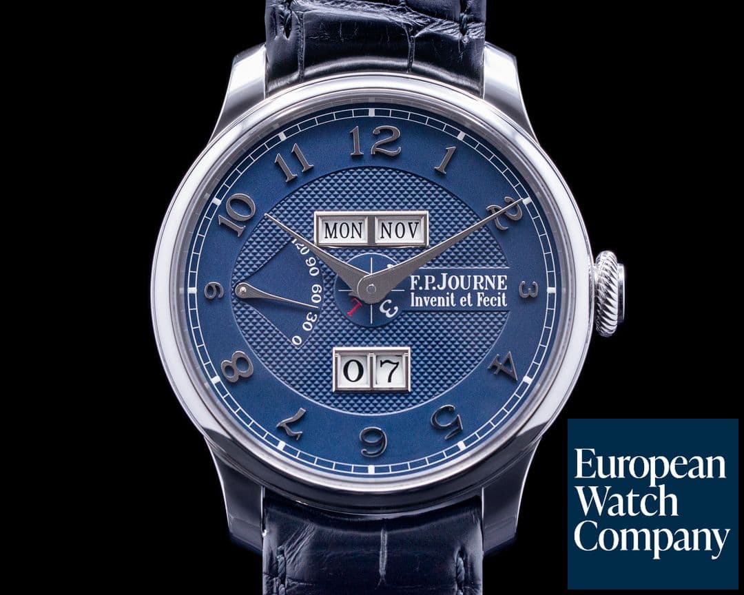 Image of F. P. Journe Octa Quantieme Perpetual Calendar Platinum Blue Dial 40MM 