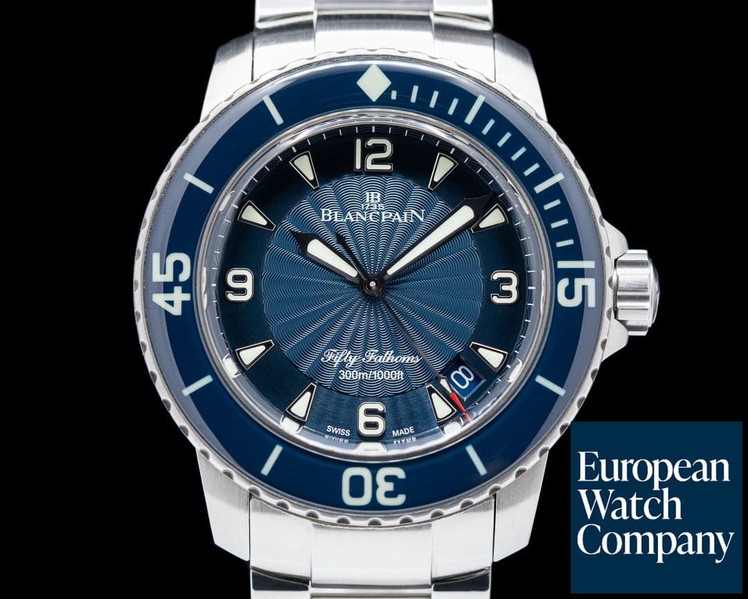 Image of Blancpain Fifty Fathoms SS / Blue Dial 2021 