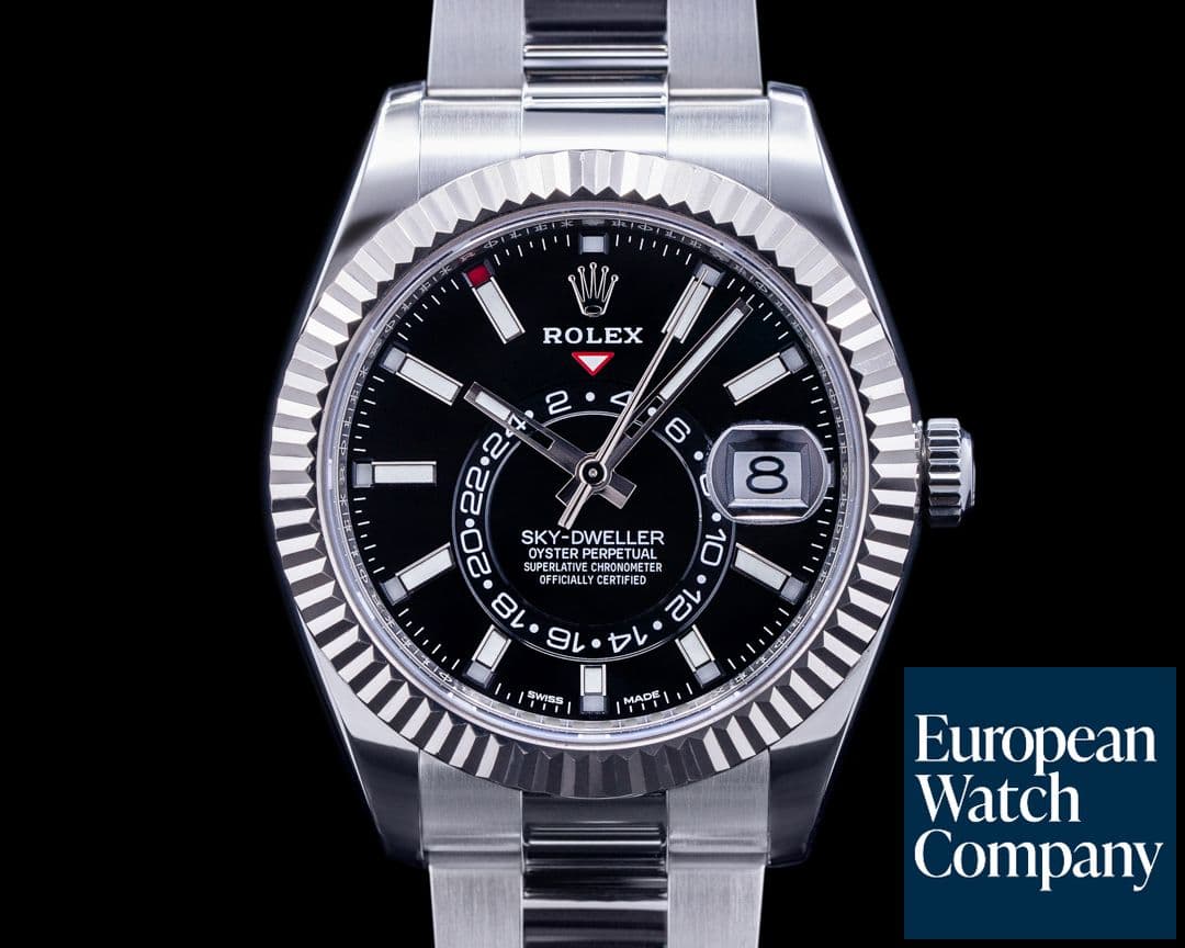Image of Rolex Sky Dweller 326934 Steel Black Dial 