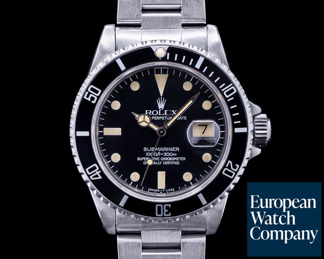 Image of Rolex Submariner 16800 SS Matte Dial Circa 1984