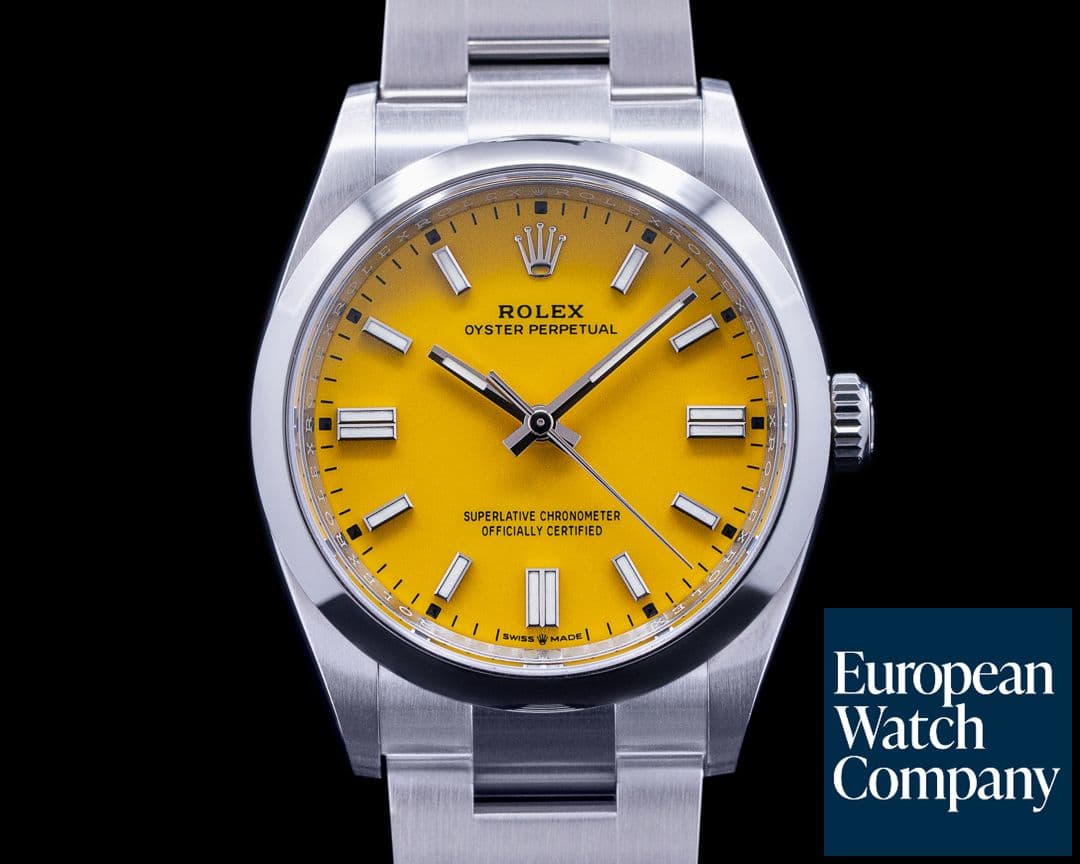 Image of Rolex Oyster Perpetual 126000 36MM SS Yellow DISCONTINUED
