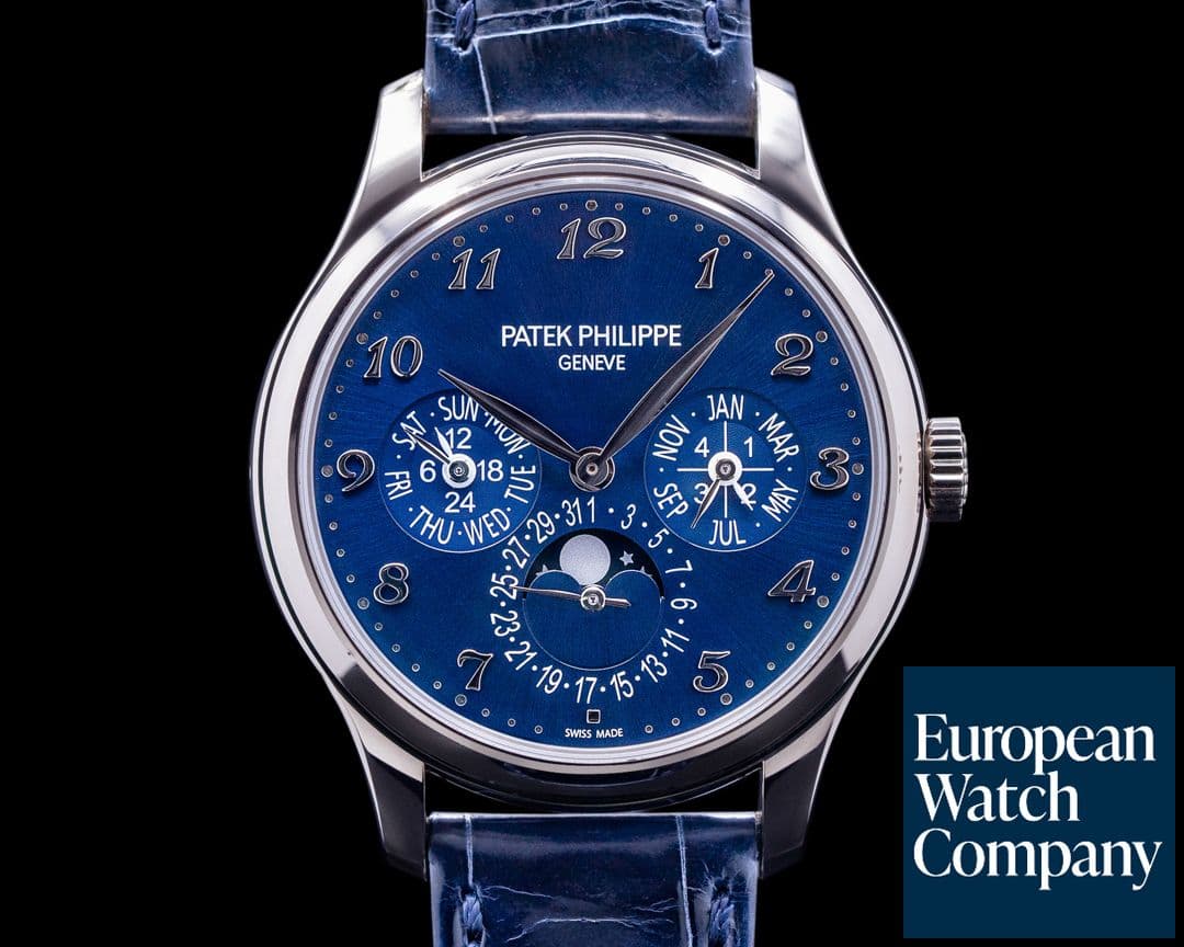 Image of Patek Philippe Perpetual Calendar 5327G 18K White Gold / Blue Dial UNWORN