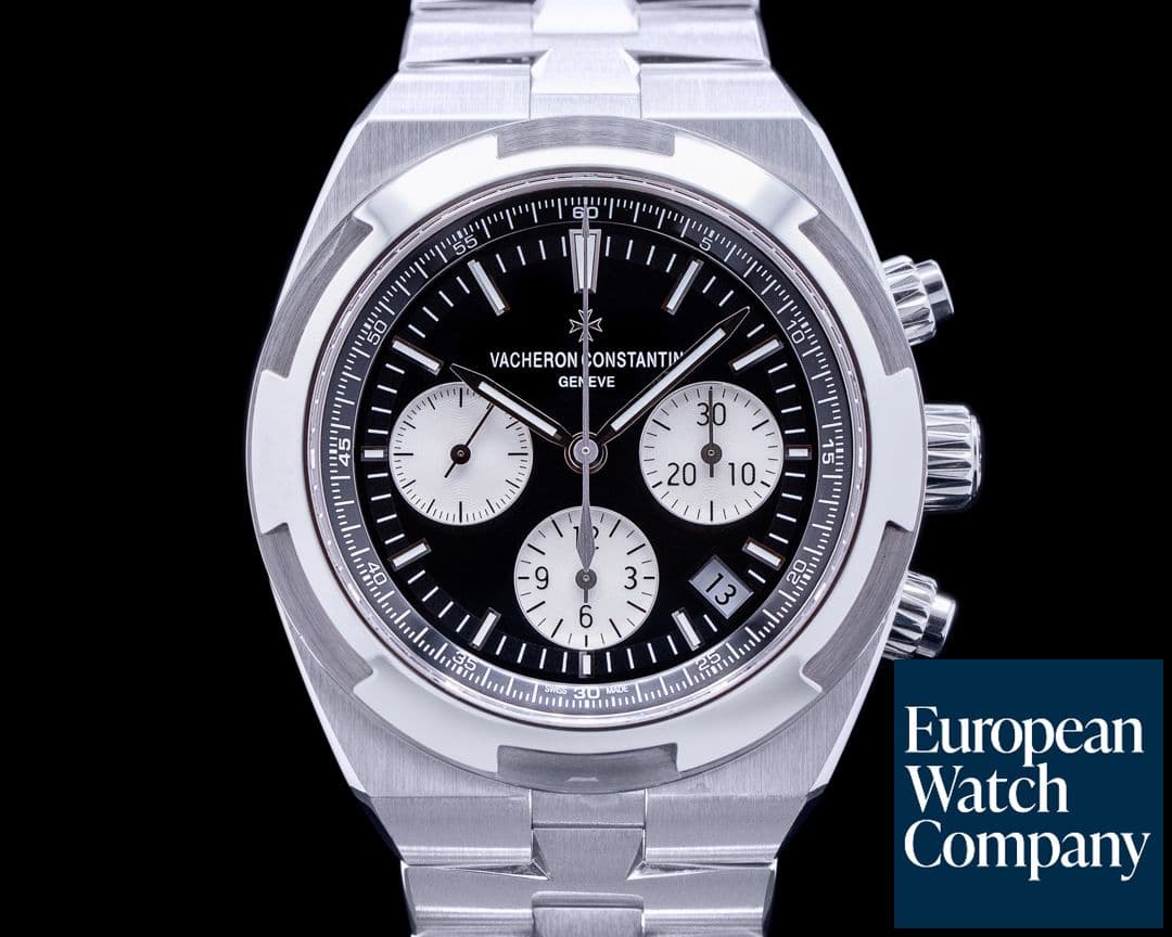 Image of Vacheron Constantin Overseas 5500V/110A Chronograph Black Panda Dial SS / SS