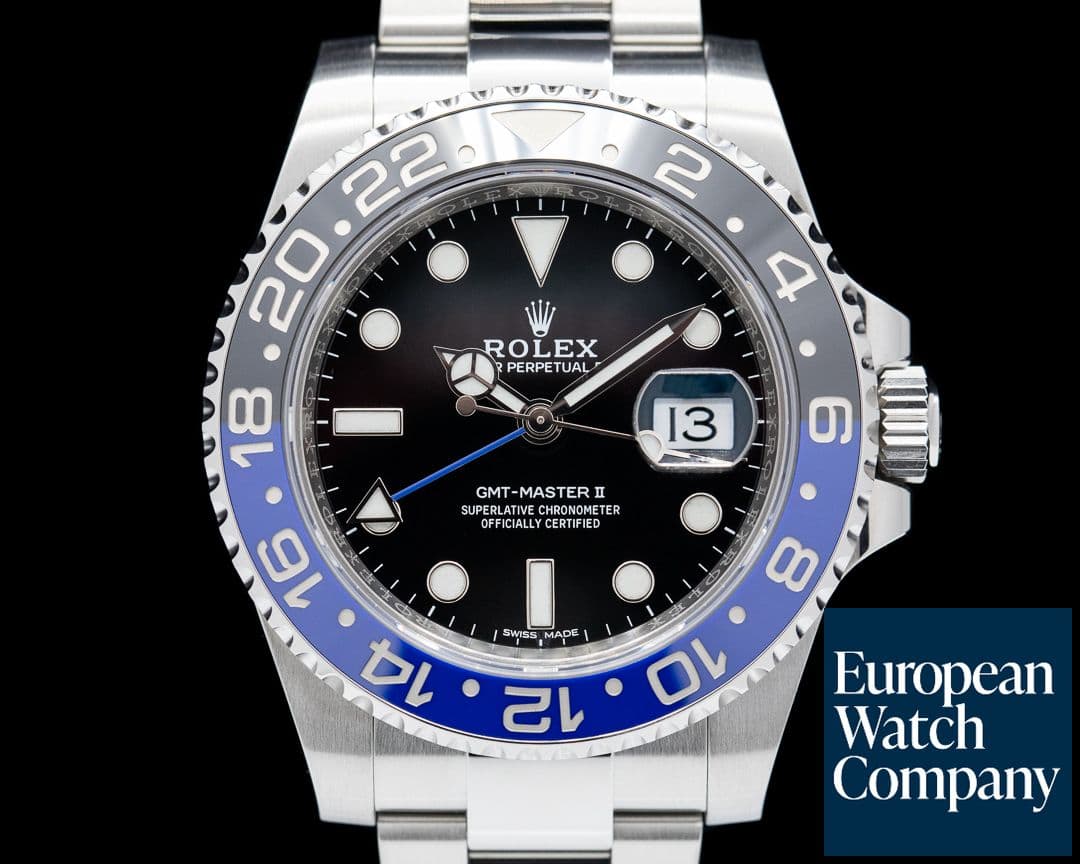 Image of Rolex GMT Master II 116710 Ceramic "Batman" SS
