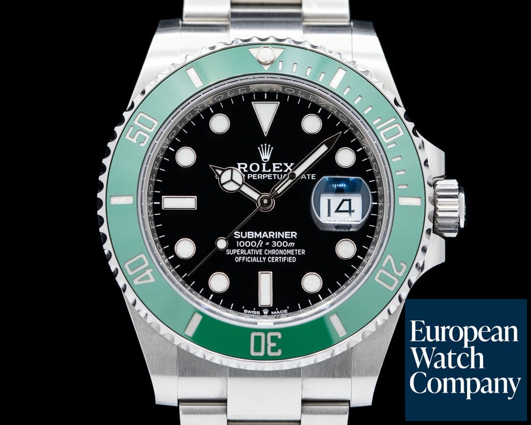 Image of Rolex Submariner Date 126610LV Kermit GREEN Ceramic Bezel