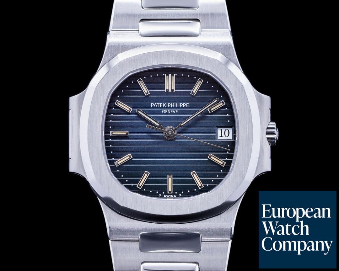 Image of Patek Philippe Nautilus 3800 Automatic Blue Dial SS FACTORY SERVICE