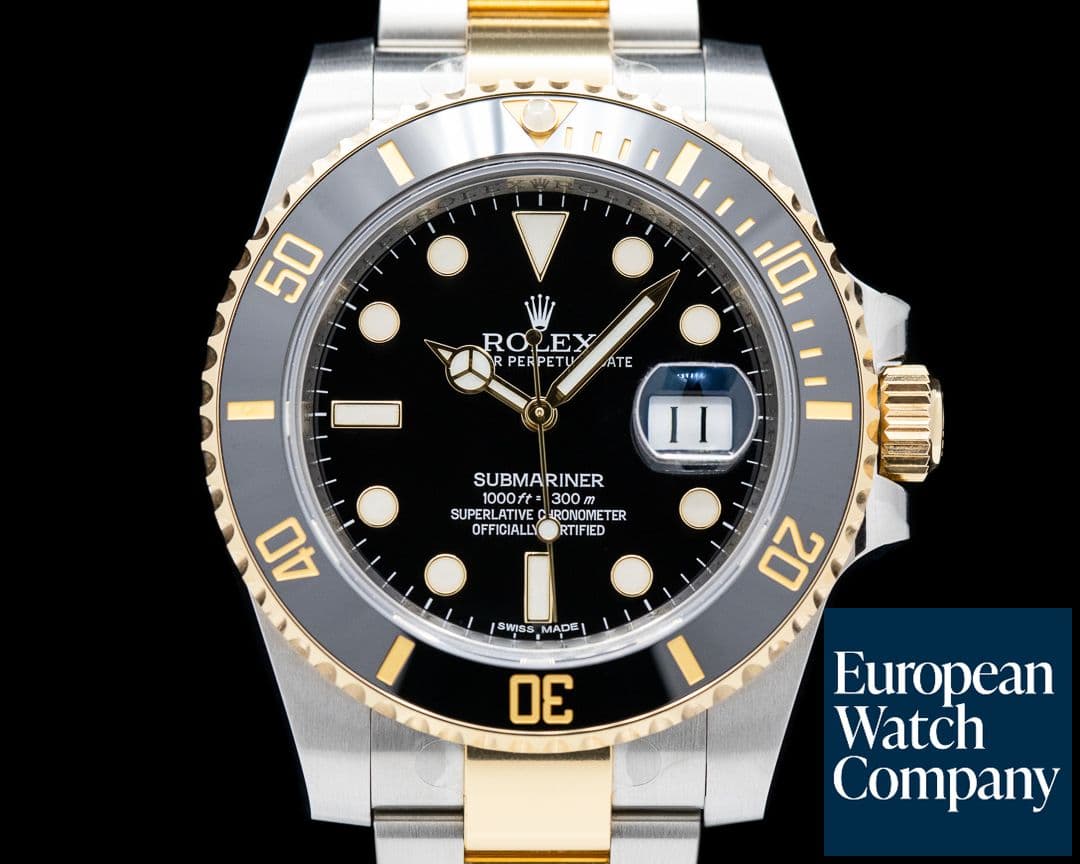 Image of Rolex Submariner 116613LN Ceramic Black Dial 18K / SS UNWORN