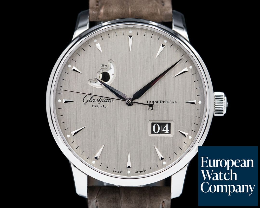 Image of Glashutte Original Senator Panorama Date Moon Phase 2022 UNWORN