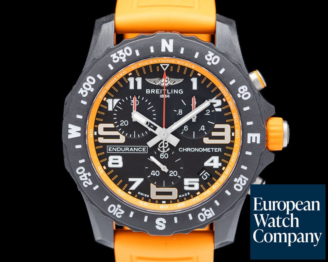 Image of Breitling Endurance Pro Chronograph Orange Strap 2020 