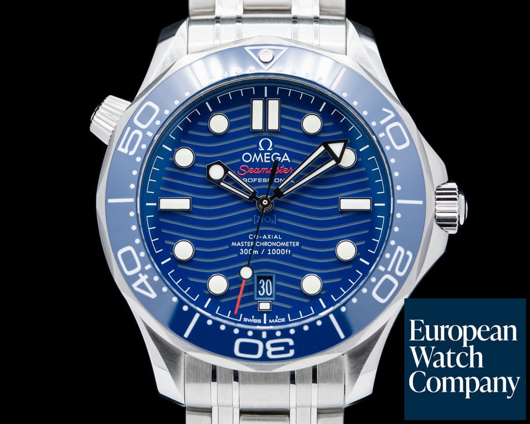 Image of Omega Seamaster Diver 300M SS Blue Dial 42MM 