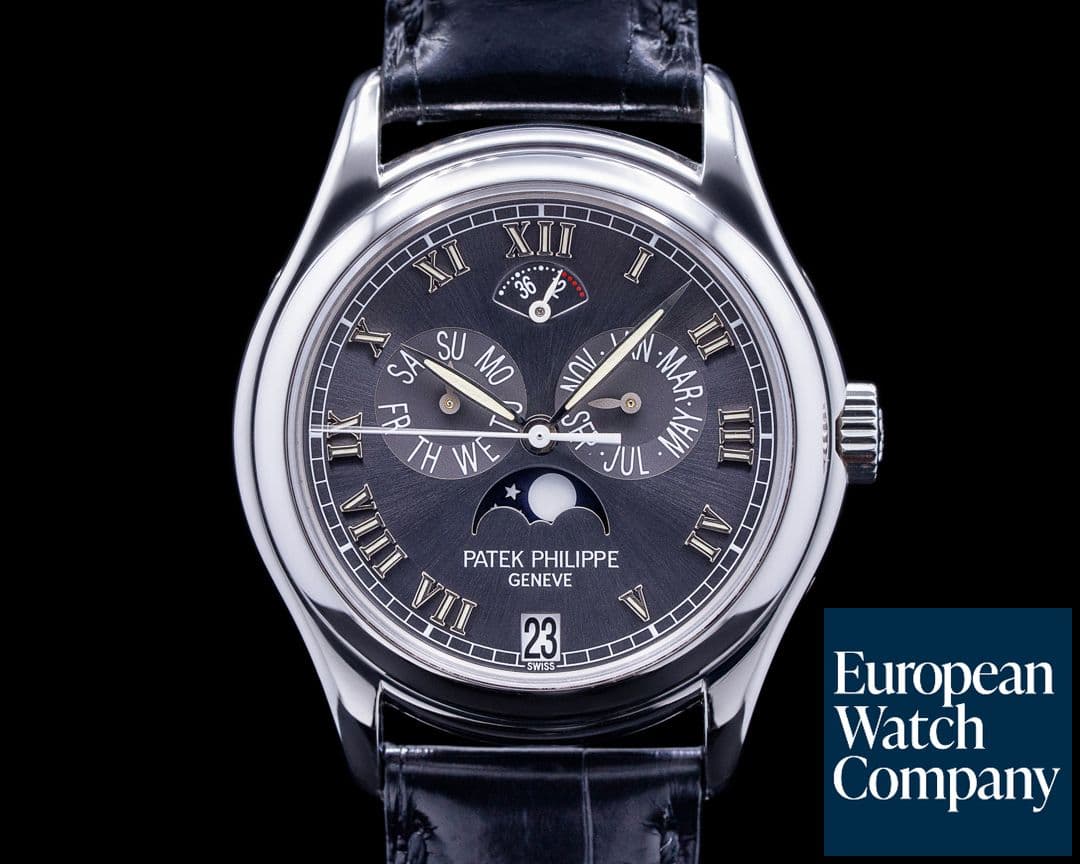 Image of Patek Philippe Annual Calendar Power Reserve Grey Dial Platinum