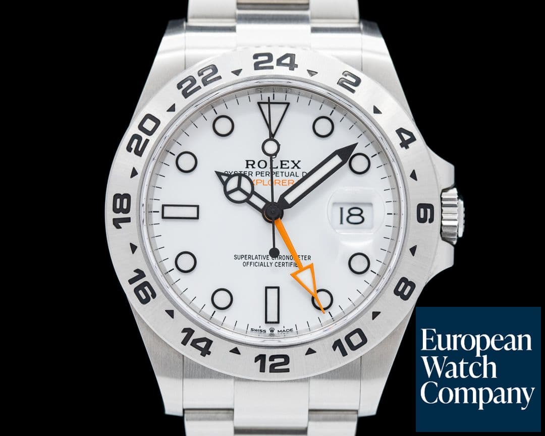 Image of Rolex Explorer II 226570 White Dial SS 2021 