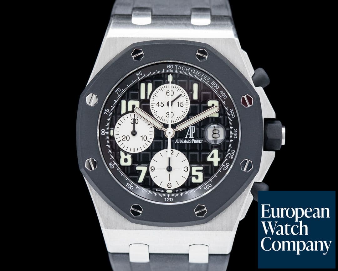 Image of Audemars Piguet Royal Oak Offshore Chronograph Rubberclad Black Dial 42MM