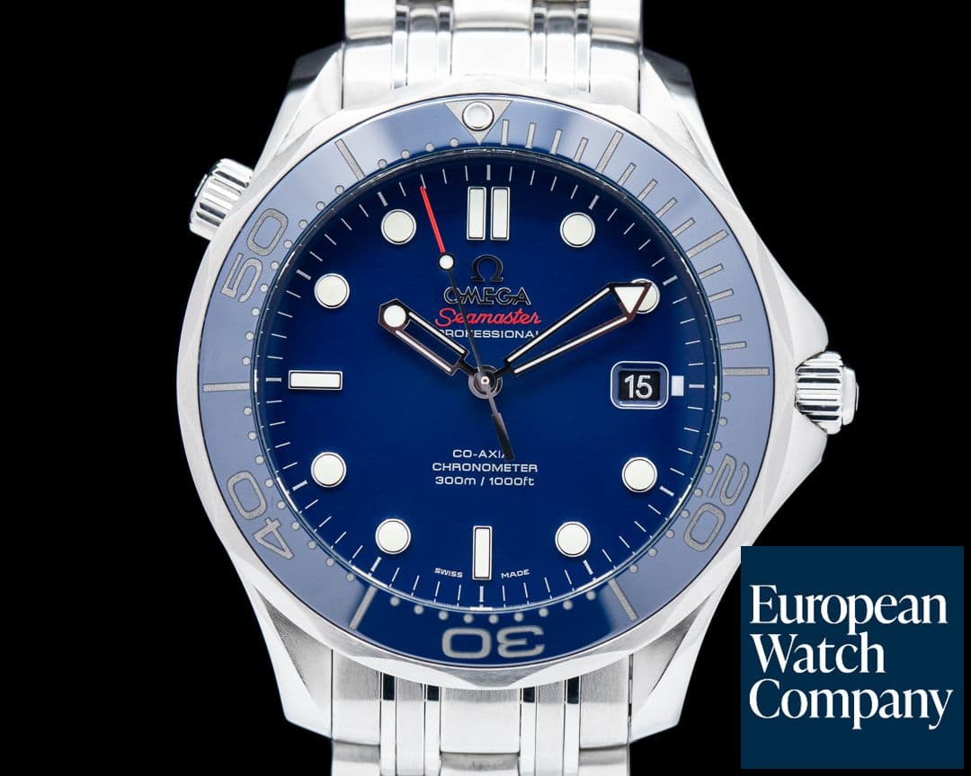 Image of Omega Seamaster Professional Blue Dial 300m Co-Axial SS