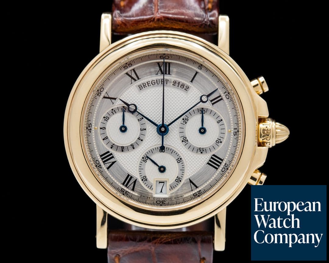 Image of Breguet Marine Chronograph 18K Yellow Gold 