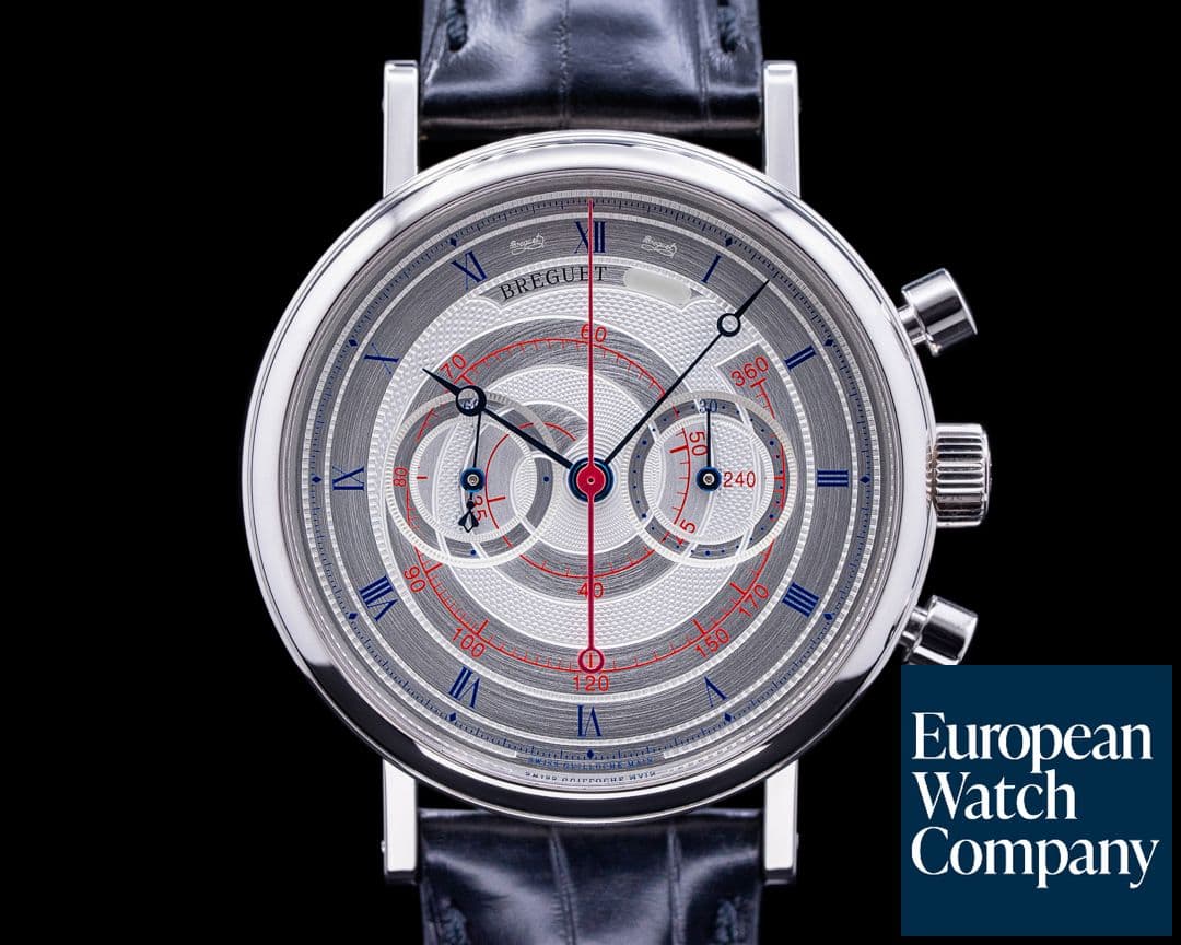 Image of Breguet Classique Chronograph 5247 18k White Gold