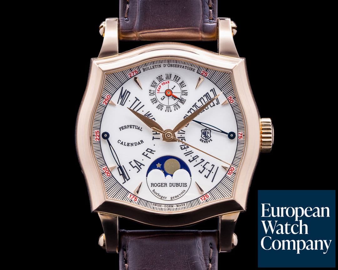 Image of Roger Dubuis Sympathie S37 18K Rose Gold Perpetual Calendar Double Retrograde