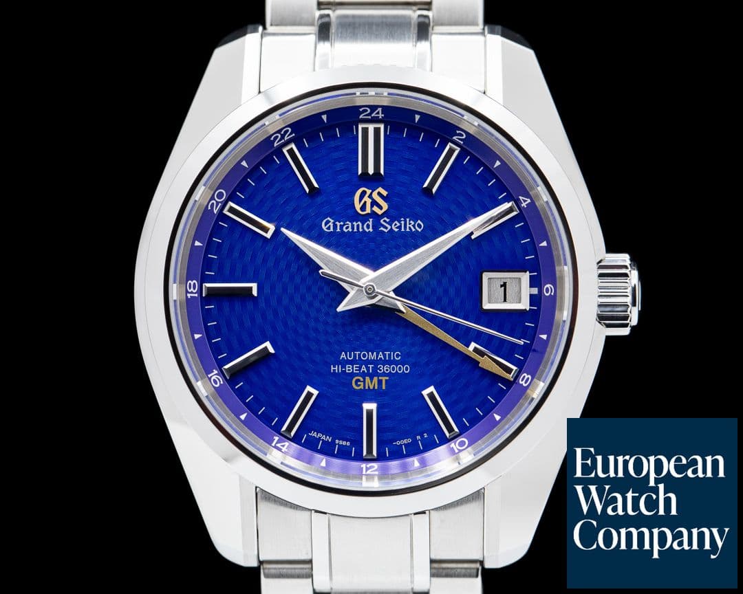 Image of Grand Seiko Grand Seiko Hi-Beat 36000 GMT Blue Peacock dial LIMITED