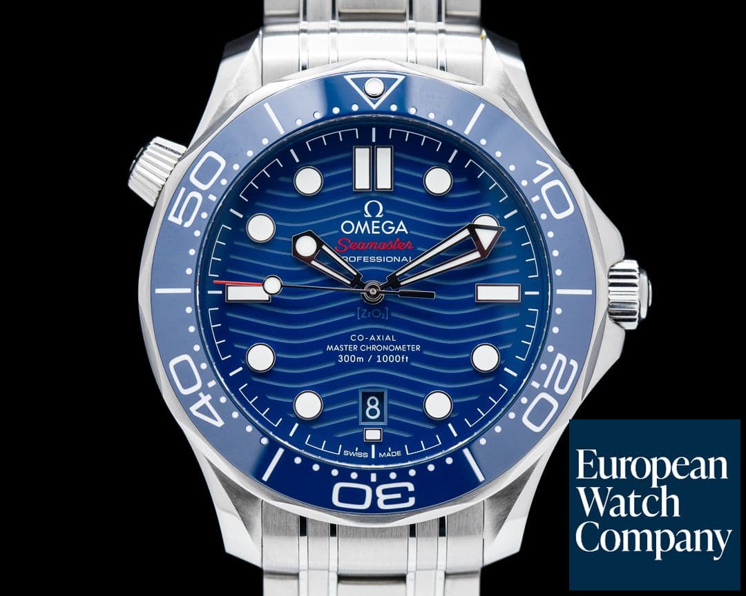 Image of Omega Seamaster Diver 300M SS Blue Dial 42MM 
